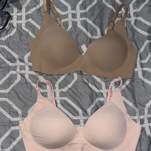 Victoria's Secret Beige and Light Pink Dress ireless Bras
